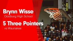 5 Three Pointers vs Waunakee 