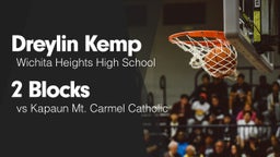 2 Blocks vs Kapaun Mt. Carmel Catholic 