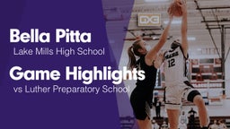 Game Highlights vs Luther Preparatory School
