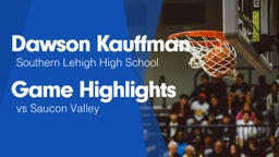 Game Highlights vs Saucon Valley 
