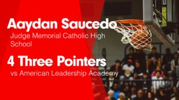 4 Three Pointers vs American Leadership Academy 