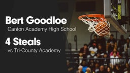 4 Steals vs Tri-County Academy 