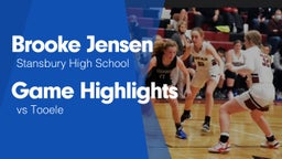 Game Highlights vs Tooele 