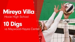 10 Digs vs Maywood-Hayes Center