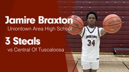 3 Steals vs Central  Of Tuscaloosa