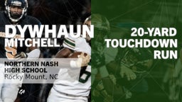 20-yard Touchdown Run vs Nash Central 
