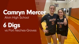 6 Digs vs Port Neches-Groves 