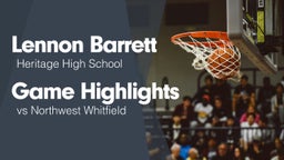 Game Highlights vs Northwest Whitfield 