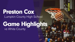 Game Highlights vs White County 