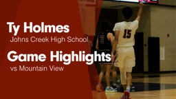 Game Highlights vs Mountain View 