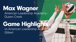 Game Highlights vs American Leadership Academy - Gilbert 