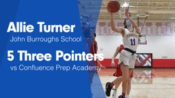 5 Three Pointers vs Confluence Prep Academy 