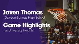Game Highlights vs University Heights