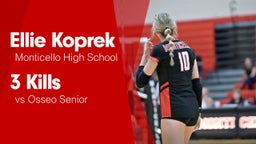 3 Kills vs Osseo Senior 