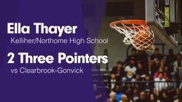 2 Three Pointers vs Clearbrook-Gonvick