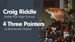 4 Three Pointers vs Brentsville District 