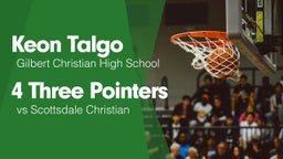 4 Three Pointers vs Scottsdale Christian