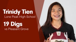 19 Digs vs Pleasant Grove 