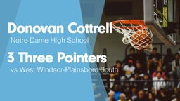 3 Three Pointers vs West Windsor-Plainsboro South 