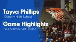 Game Highlights vs Fountain-Fort Carson 