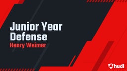 Junior Year Defense