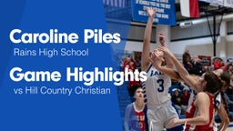 Game Highlights vs Hill Country Christian 