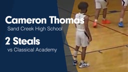 2 Steals vs Classical Academy 