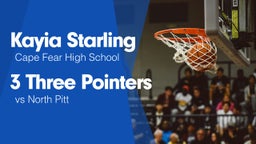 3 Three Pointers vs North Pitt