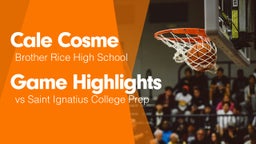 Game Highlights vs Saint Ignatius College Prep