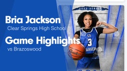 Game Highlights vs Brazoswood 