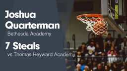 7 Steals vs Thomas Heyward Academy