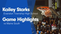 Game Highlights vs Maine South 