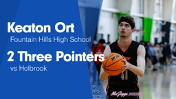 2 Three Pointers vs Holbrook 