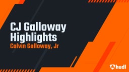 CJ Galloway Highlights 