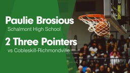 2 Three Pointers vs Cobleskill-Richmondville 