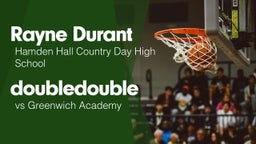 Double Double vs Greenwich Academy 