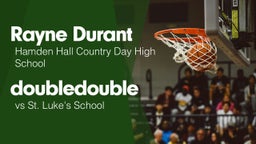 Double Double vs St. Luke's School