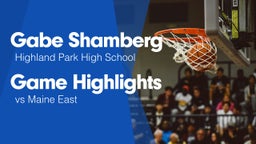 Game Highlights vs Maine East