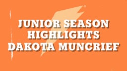 Junior Season highlights