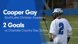 2 Goals vs Charlotte Country Day School