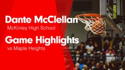 Game Highlights vs Maple Heights 