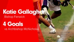 4 Goals vs Archbishop McNicholas 