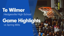 Game Highlights vs Spring Mills 
