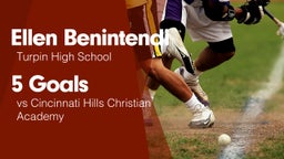 5 Goals vs Cincinnati Hills Christian Academy