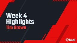 Tim Brown's highlights Week 4 Highlights