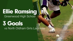 3 Goals vs North Oldham  Girls Lacrosse