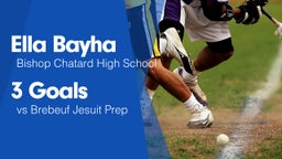 3 Goals vs Brebeuf Jesuit Prep 