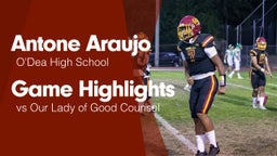 Game Highlights vs Our Lady of Good Counsel 