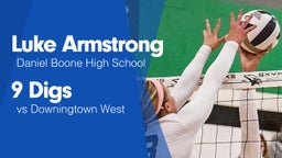 9 Digs vs Downingtown West 
