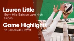 Game Highlights vs Jamesville-DeWitt 